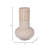 Boho Decorative Vase with Pottery Ecomix and Cane Accents - Handmade Woven Style Modern Versatile Statement Decor Piece-99378375