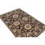 Tapis oriental en laine noué à la main Manchuria - rouge / noir / beige