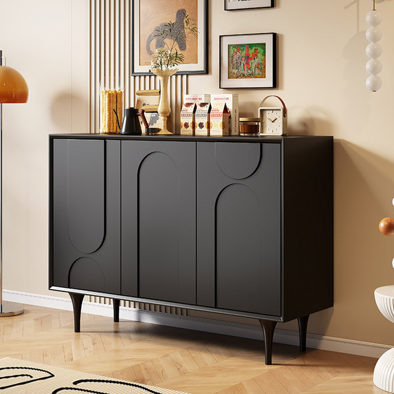 18 Pair Shoe Storage Cabinet, Black