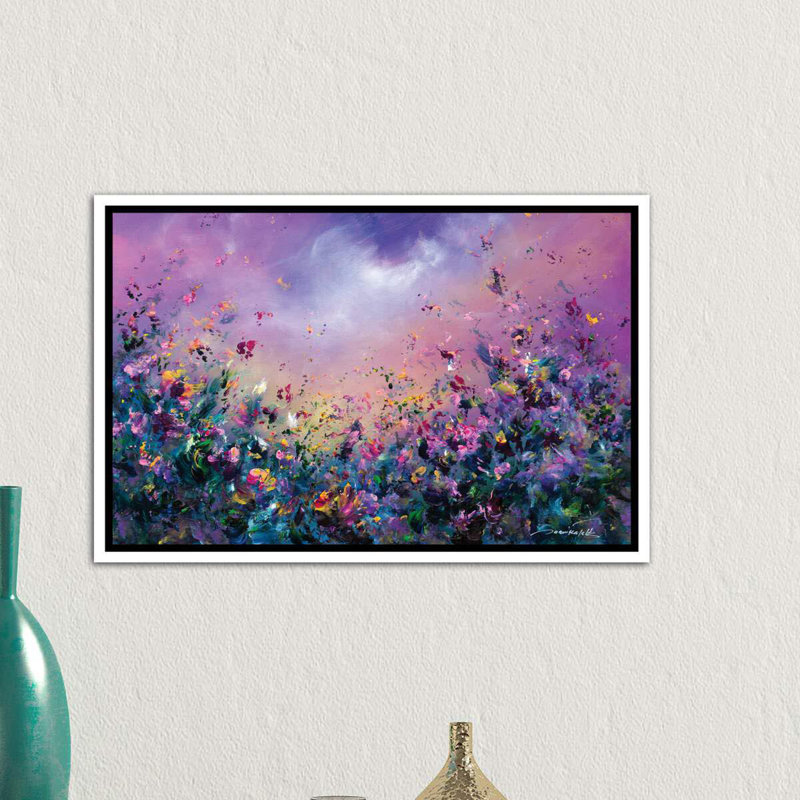 « arc-en-ciel » par jaanika talts-impression sur image, Toile blanche encadrée, H 18 po x l 26 po x P 1,5 po