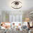 20" Ikeoluwa Modern Flush Mount Ceiling Fan with Dimmable LED Light Kit Remote and APP Control LowProfile Reversible DC Motor Fan for Bedroom-381716256
