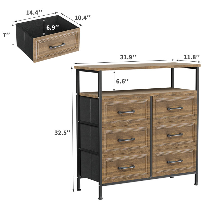 Commode 6 tiroirs Beneduce