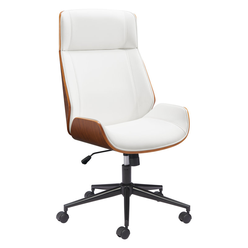 Flex High Back Office Chair White, White