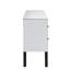 Meuble-lavabo rectangulaire à 5 tiroirs Gallucci Glam