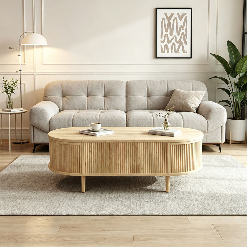 Table basse U-Can Minimalist, Acacia Wood