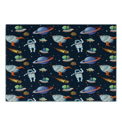 East Urban Home Glass Alien Cutting Board