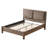Modern Upholstered Platform Bed with Double Padded Headboard, Fabric Bed Frame with Reinforced Wooden Slats, Easy Assembly & Noise-Free Design-1828351223-1828351220