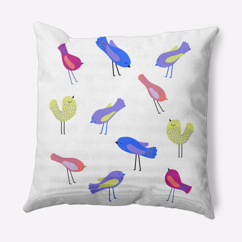 Coussin décoratif d'intérieur/d'extérieur, Rose/mauve, 20 po x 20 po