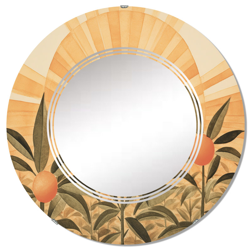 Miroir mural rond Lonato, 32 po x 32 po