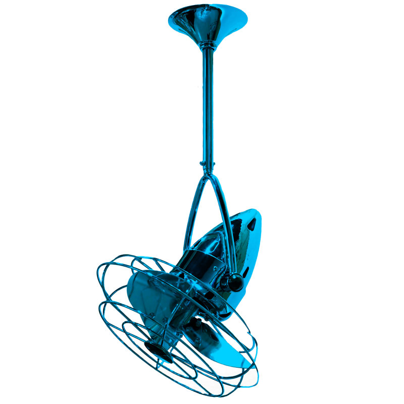 13" Jarold 3 Blade Ceiling Fan, Agua Marinha