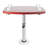 RV Table with 4 Cup Holders, Adjustable Height Pedestal Table