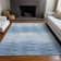 Premium Machine Washable Prisco Blue Rug