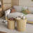 Round Coffee Table Set, Nesting Table Set Of 2, Nesting End Tables, Round Coffee Table With Storage For Living Room-106685877