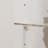 Mastan 59'' W Reception Desk With Display Cabinets And LED Lightsand Transparent Glass