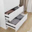 Armoire penderie avec tiroirs Chayton