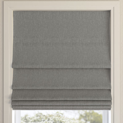 Pryer Textured 100% Blackout Cordless Roman Shade