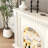 White Manufactured Wood Electric Fireplace