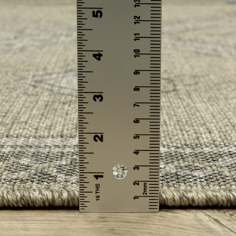 Kenedra Oriental Indoor / Outdoor Rug, Rectangle 3'3" x 5'