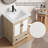 Bathroom vanity with sink set