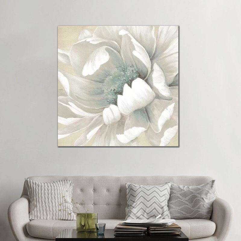 « Winter Blooms II » par Carol Robinson, reproduction d’art, H 48 po x l 48 po x 1,5 po, Toile tendue, Pas de tapis