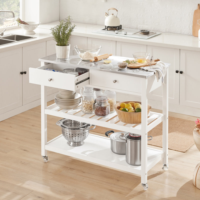 Blossom Kitchen Island, White