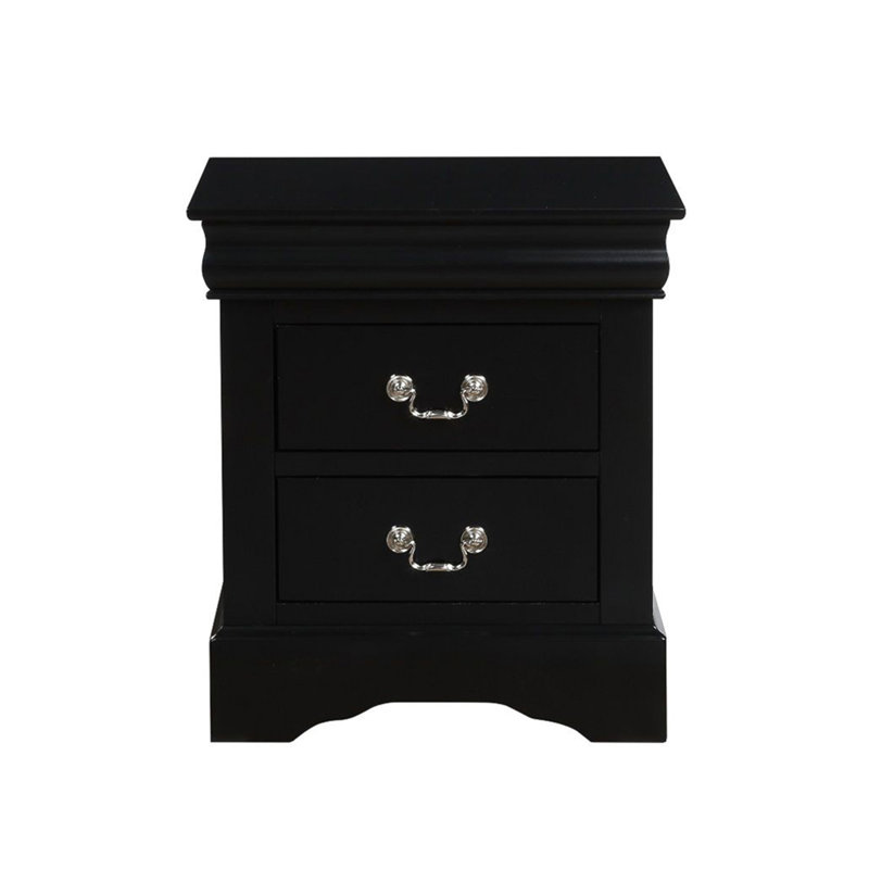 Table de chevet 2 tiroirs en bois