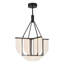 Anders 24-in Black dimmable LED Chandelier-1176874348