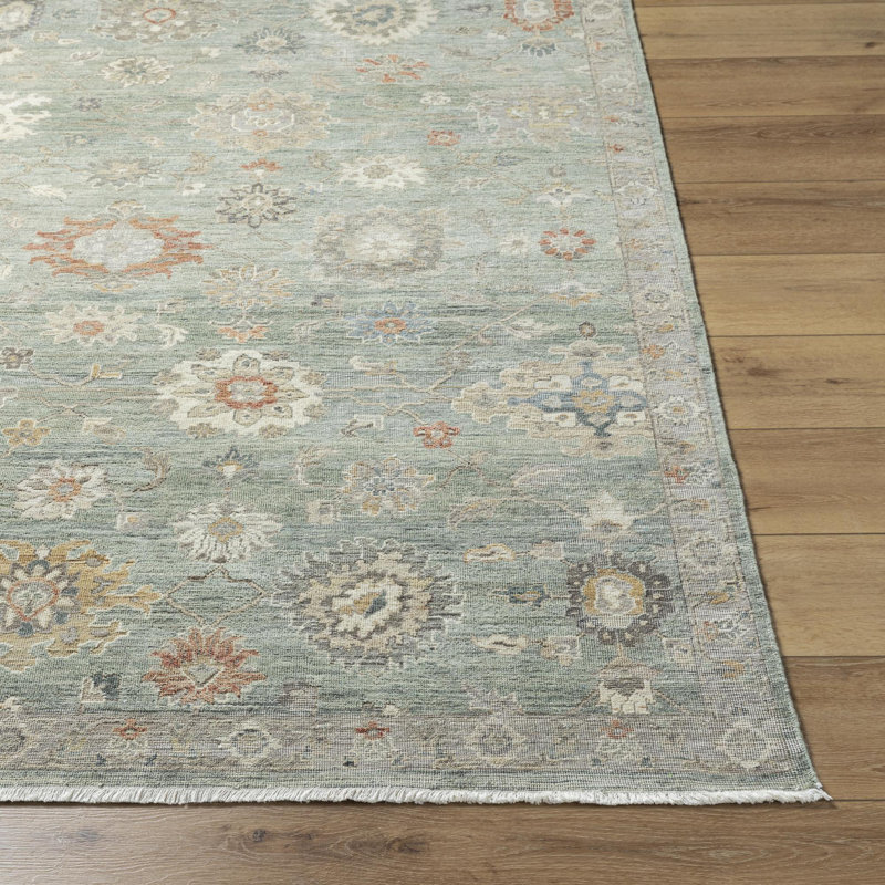 Banisha Hand Knotted Area Rug, Rectangle 8' x 10'
