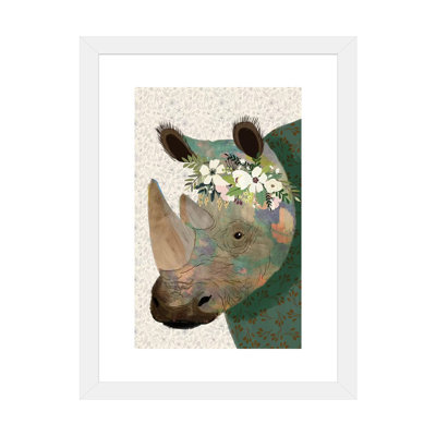 «Rhino» par Mia Charro - impression d'art graphique