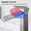 Robinet de salle de bain, robinet de salle de bain à poignée simple avec bonde escamotable, sans trop-plein
