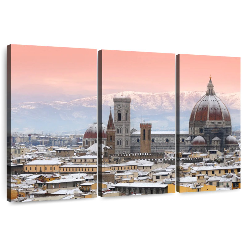 Rorry Florence In Winter, 24" H x 38" W