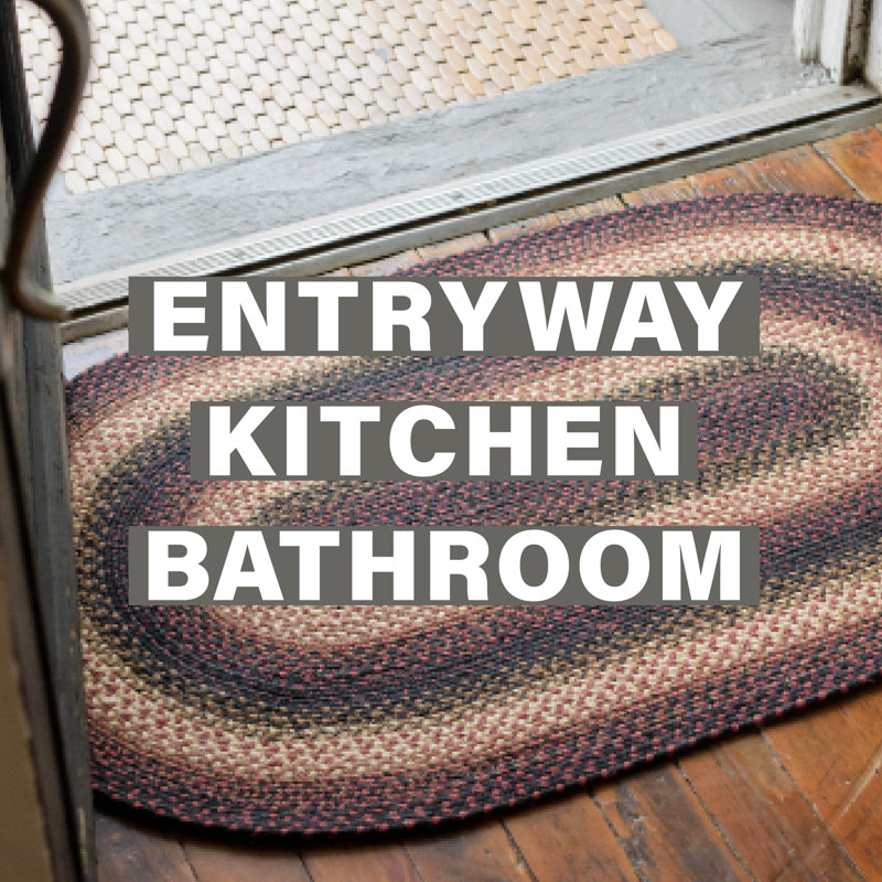Dakarie Braided Non-Shedding Premium Jute Cranberry/Black/Red Rug, Rectangle 1'10" x 6'
