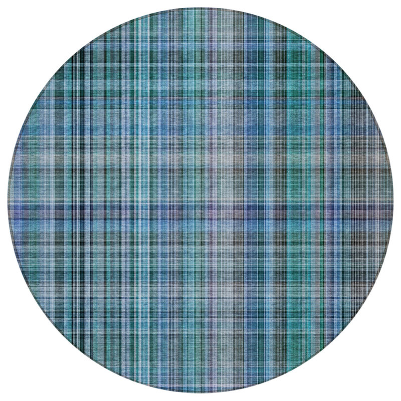 Tapis d'intérieur rond 8 po