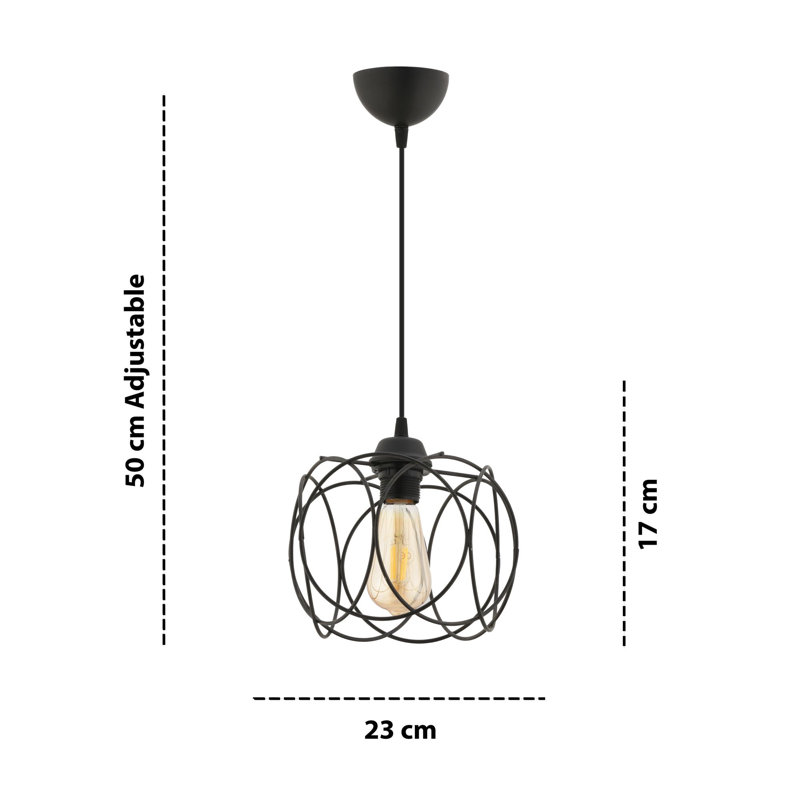 Chandelier, Black