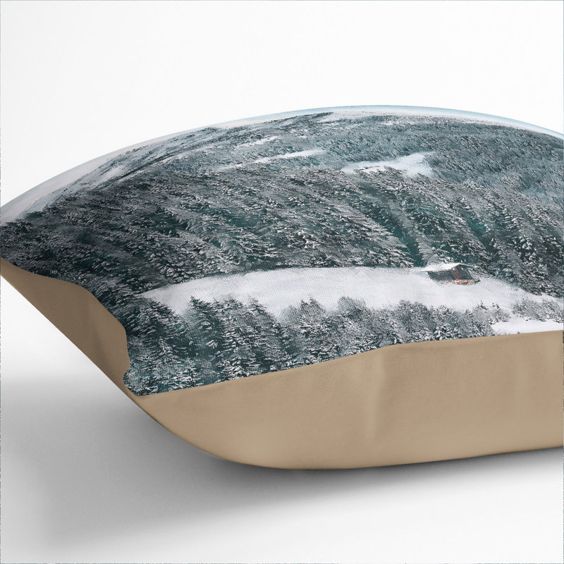 Winter Forest Vol.10 Scatter Cushion, 55cm H x 55cm W x 20cm D, Stone