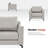 Dametrius 2 Set Modern Accent Chair, Faux Leather Upholstered Lounge Armchair-446083668