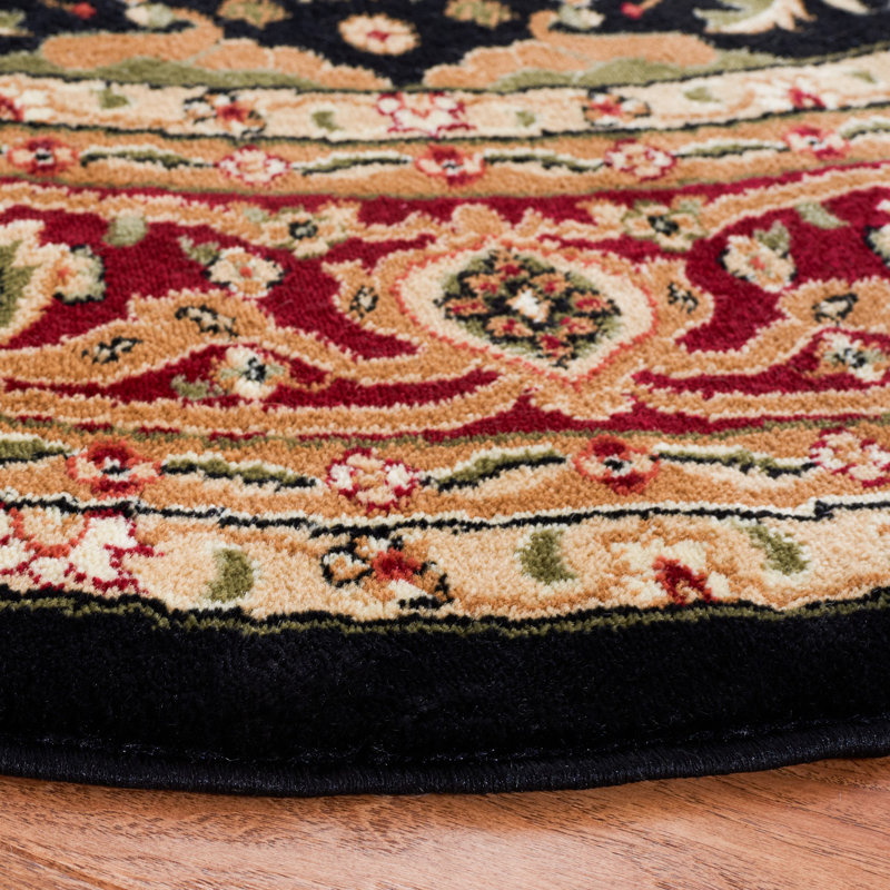 Tapis oriental ivoire / rouge Klose, Red/Black, Rectangle 4 pi x 6 pi