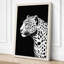 Leopard Profile Modern - Wrapped Canvas-2055017152-2055017162