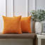 Housse de coussin rayé en velours côtelé, Housse de coussin décoratif texturée de couleur unie-128824430-128824447-129024976