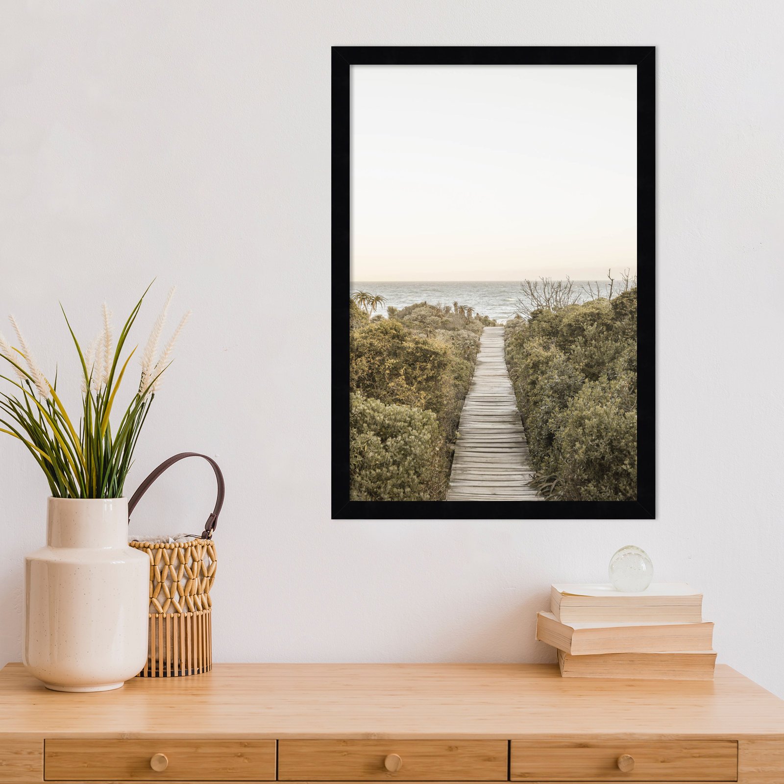Partlow "Boardwalk" Print by Shot by Clint, 21" H x 15" W, Black