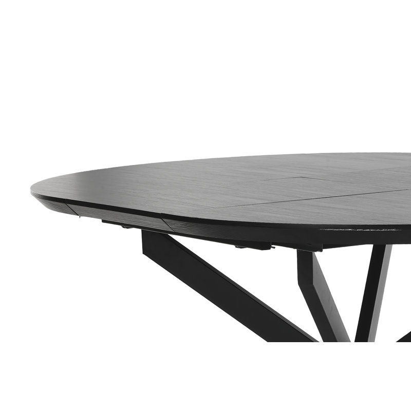 Decherd Extendable Metal Base Dining Table