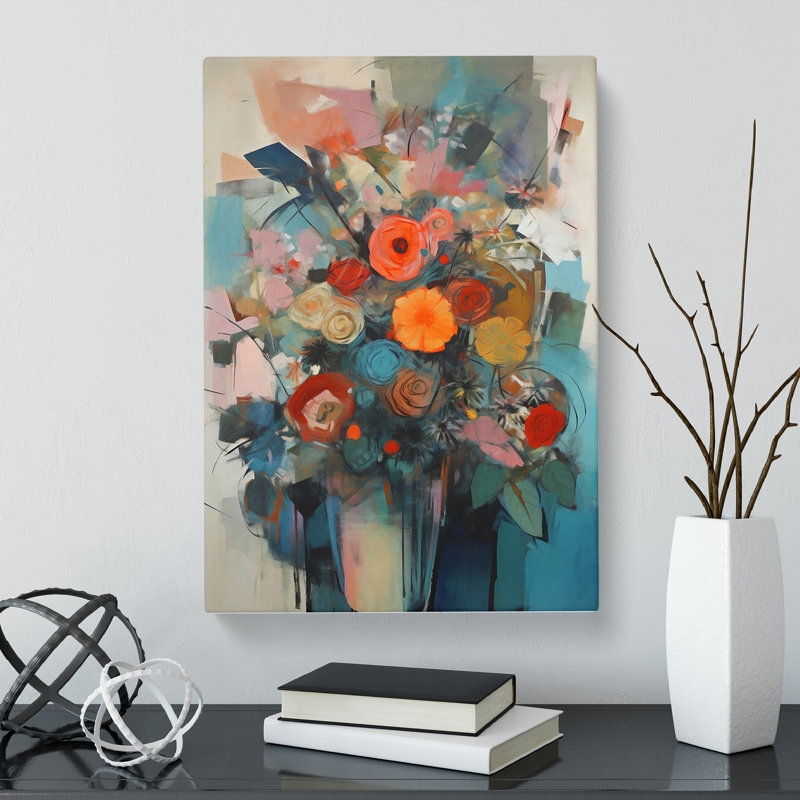 Creedon Flowers Bauhaus Vol.6 - Wrapped Canvas, 50cm H x 35cm W x 3cm D