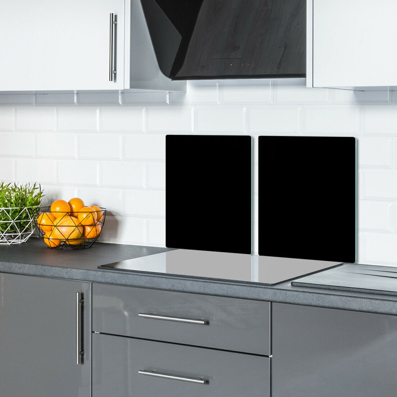 Heredio Tempered Glass Chopping Board, 52cm x 30cm