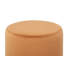 Nehemiah 47cm Wide Velvet Round Pouf Ottoman