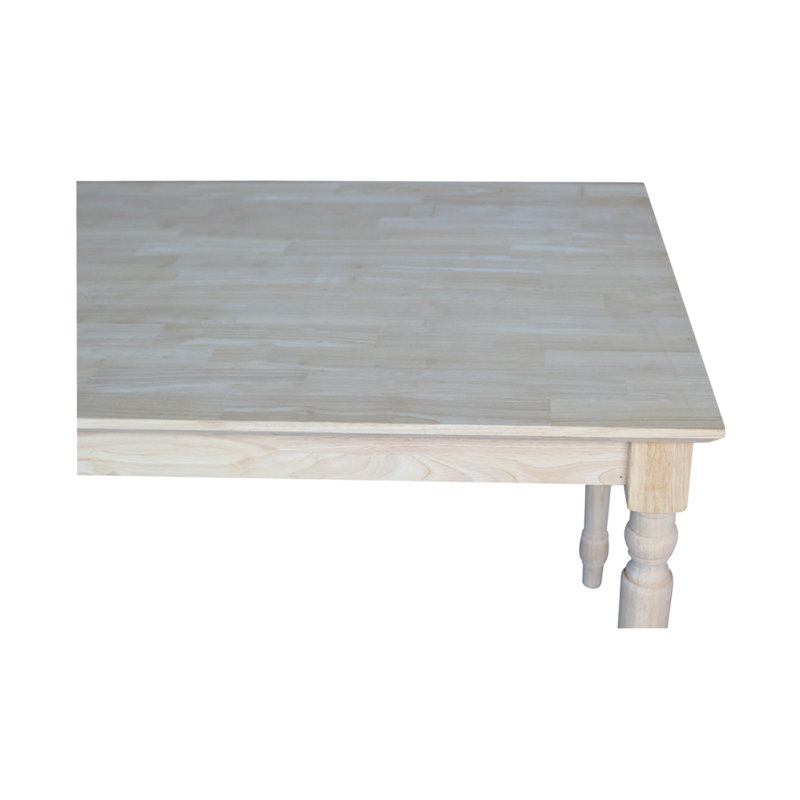 Delrita Solid Wood Dining Table, 30" H x 48" W x 30" D