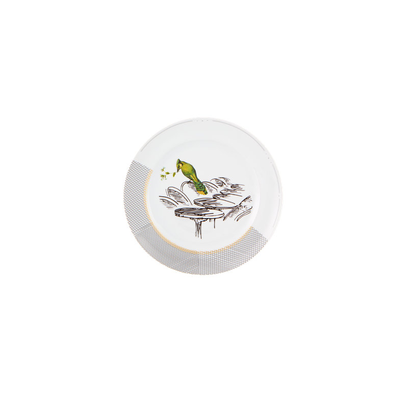 Petites Histoires Handmade Porcelain Salad/Dessert Plate