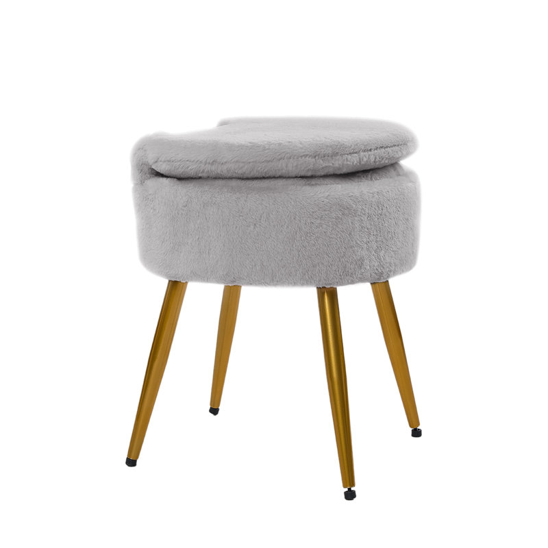 Accent Stool, Grey
