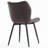Upholstered Dining Chairs Faux Leather Side Chair With Metal Frame-892665544