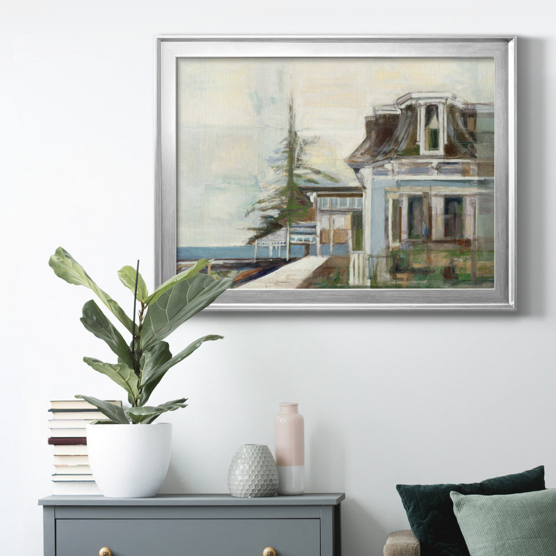 Port Townsend - reproduction d'art sur toile, H 18,5 po x l 24,5 po x P 1,5 po, Argent