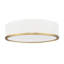 Plafonnier encastré 1 lumière Tracie en or moderne 16 po-1290854347